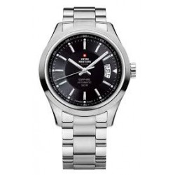 Swiss Military Orologio Uomo Automatico SMA30003.01 | Cassa Acciaio Quadrante Nero 40mm