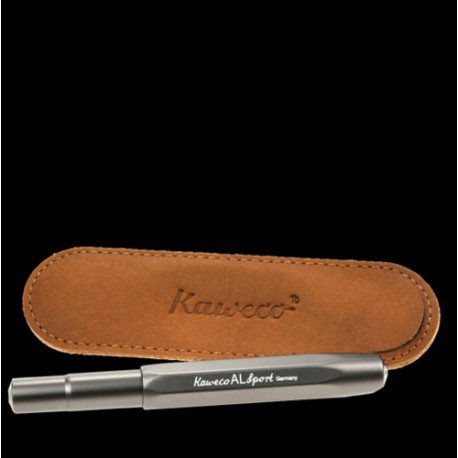 ESTUCHE DE PIEL PARA 1 UNID KAWECO COGÑAC