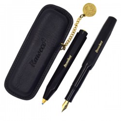 SET KAWECO JUEGO PLUMA + BOLIGRAFO CLASSIC + FUNDA