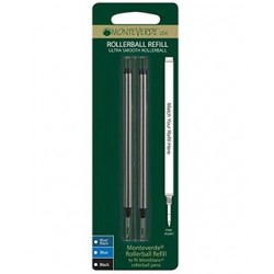 2 RECAMBIOS PARA BOLIGRAFO NEGRO PUNTA GRUESA