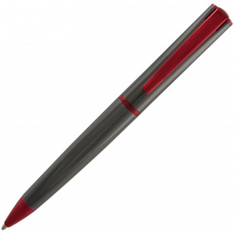 BOLIGRAFO IMPRESSA GUNMETAL / ROJO