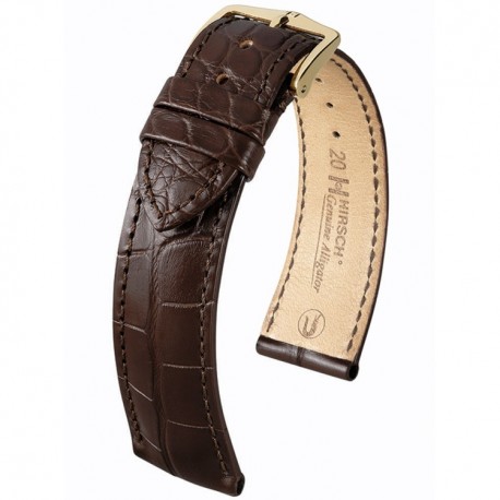 GENUINE ALLIGATOR MARRON MATE